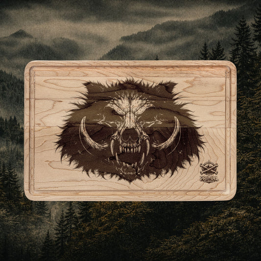 Phantom Boar Wooden Cutting Board