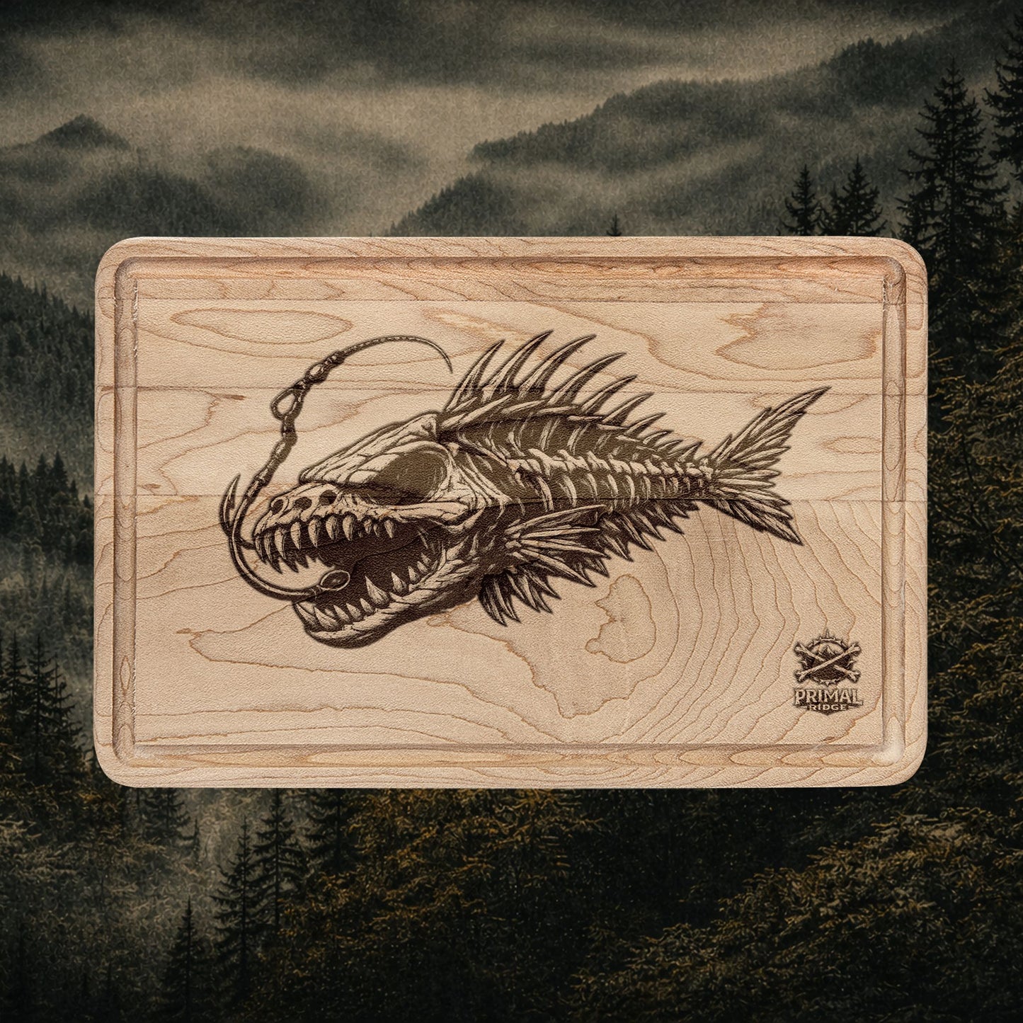 Primal Fish Wooden Cutting Board