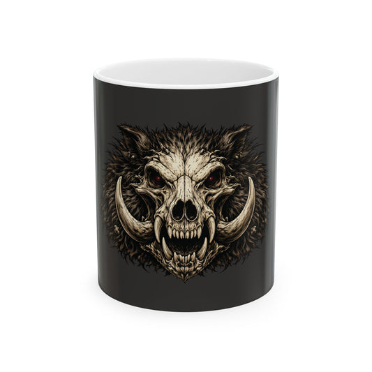 Phantom Boar Ceramic Mug – (11oz)