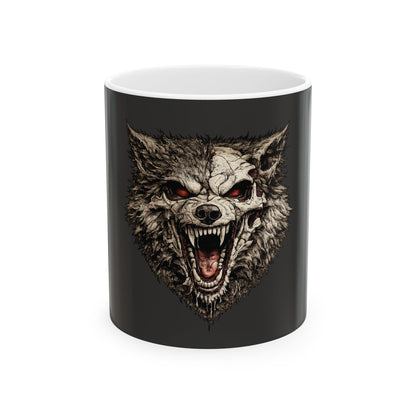 Phantom Wolf Ceramic Mug – (11oz)